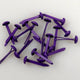 La scelta di Nellie • fermagli floreali 3 mm (confezione da 40 pezzi) viola
