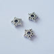 Nellie's choice • floral spacers 20stuks silver nr. 1