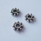 Nellie's choice • floral spacers 20stuks silver nr. 5