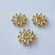 Nellie's choice • floral spacers 20stuks gold nr. 8