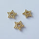 Nellie's choice • floral spacers 20stuks gold nr. 9