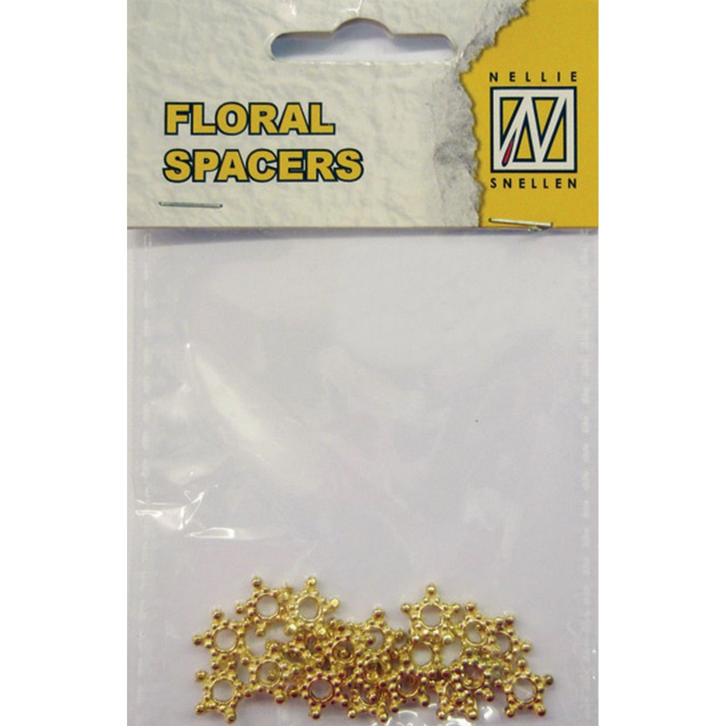 Nellie's choice • floral spacers 20stuks gold nr. 10