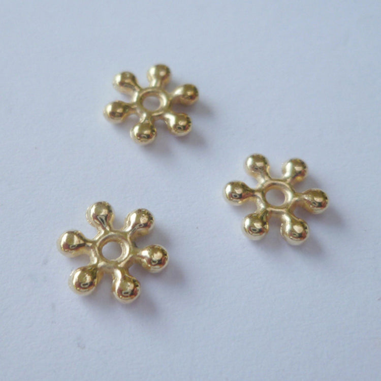 Nellie's choice • floral spacers 20stuks gold nr. 12