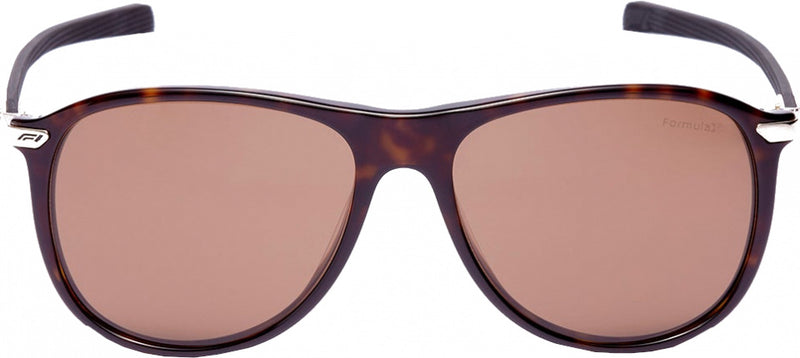 Occhiali da sole unisex rotonde gatto.4 marrone marrone scuro