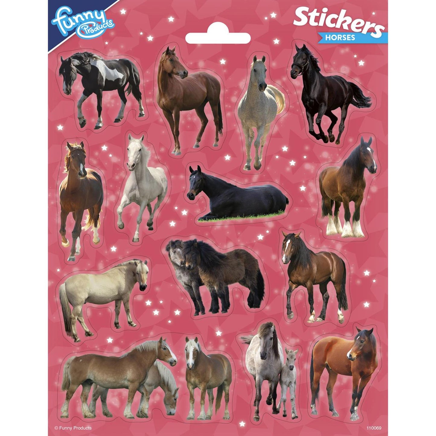 Totum Stickervel Horses