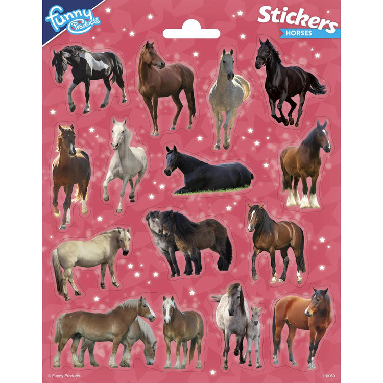 Caballos de pegatinas totum