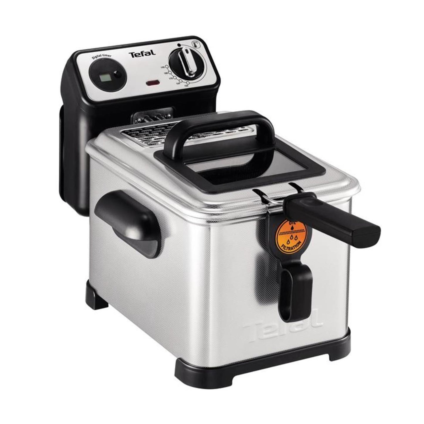 TEFAL FR5191 FILTRA PRO FRITUSE 4L 3000W Acciaio inossidabile Nero