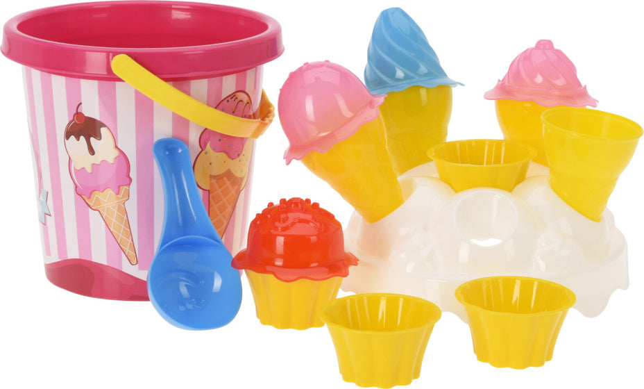 Strandmaker gratuito e facile con gelati rosa a 11 pezzi