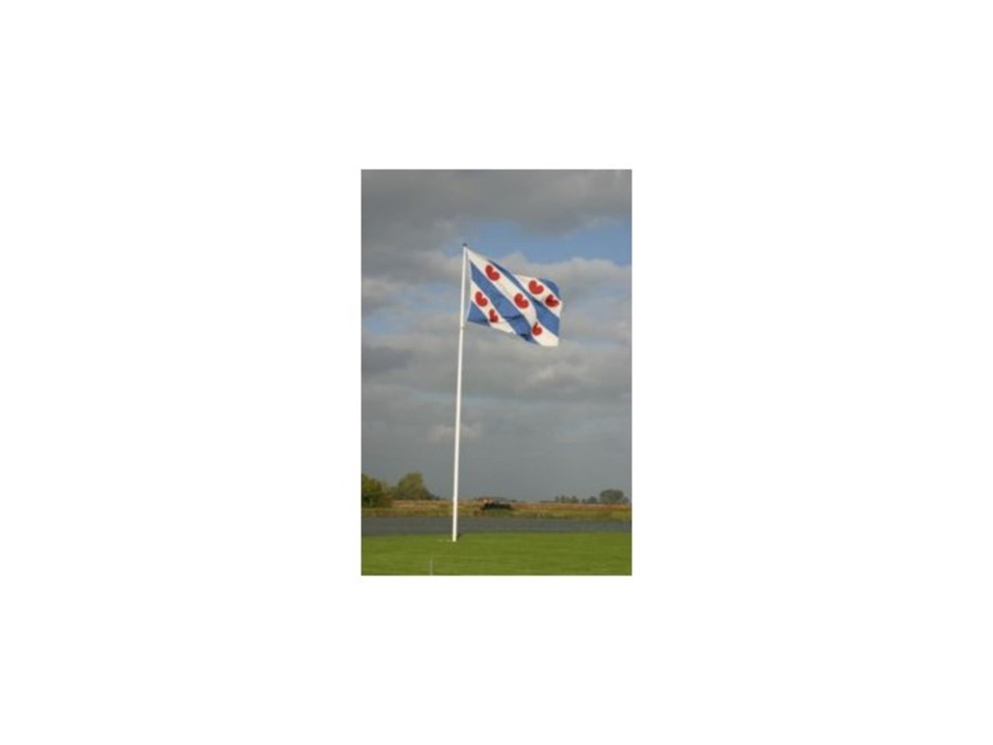 Dokkumer vlaggen centrale vlag friesland 100x150 cm