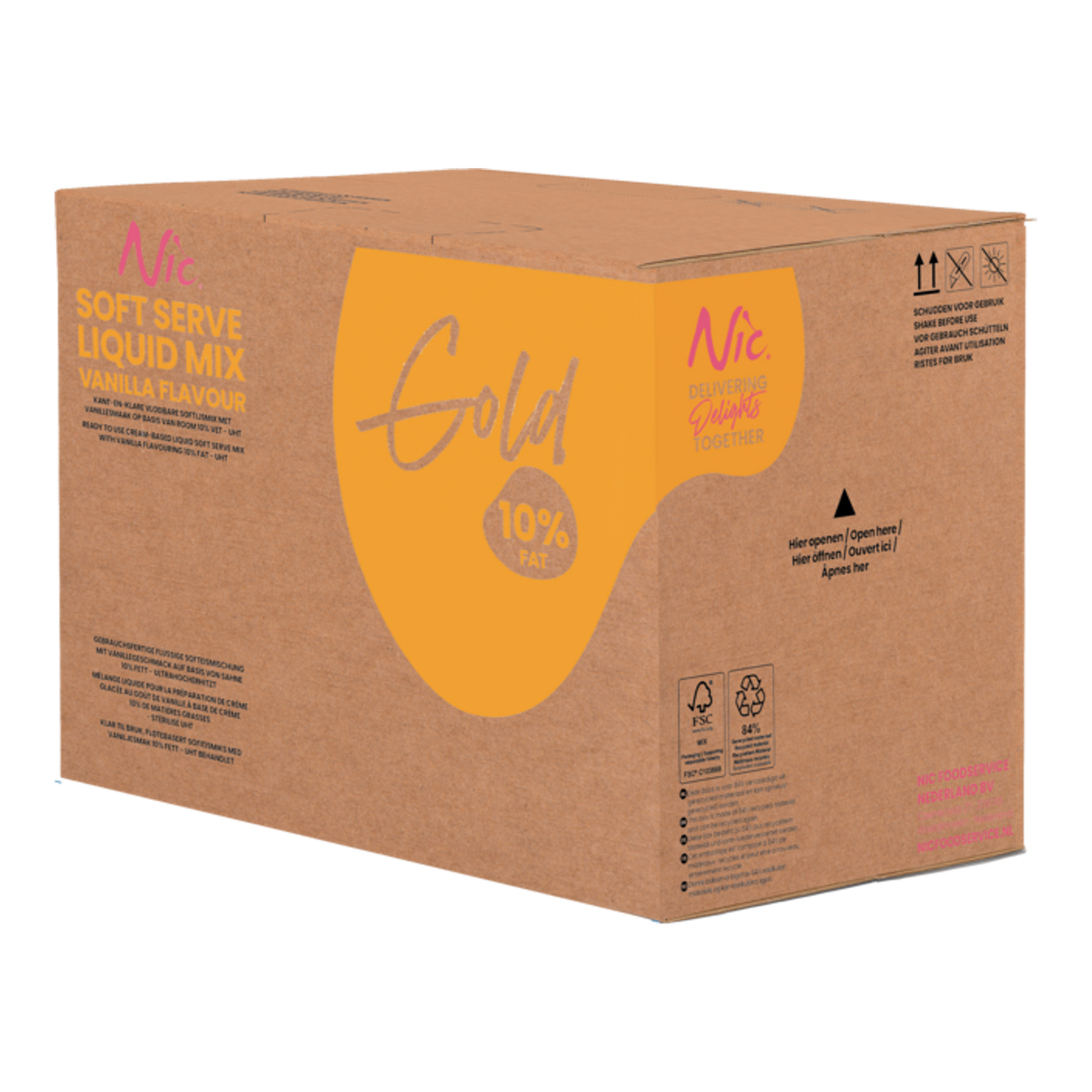 Nic frusco mix gelato oro liquido 10% (10 litri)