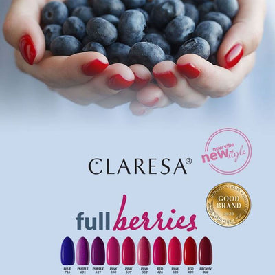Claresa Claresa UV LED Gelak 5ml Purple 619 Bayas completas
