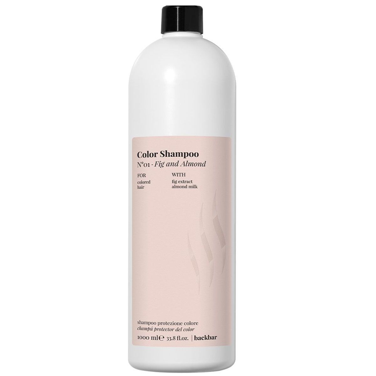 Farmavita backbar shampoo color n°01 fico e mandorla 1000ml