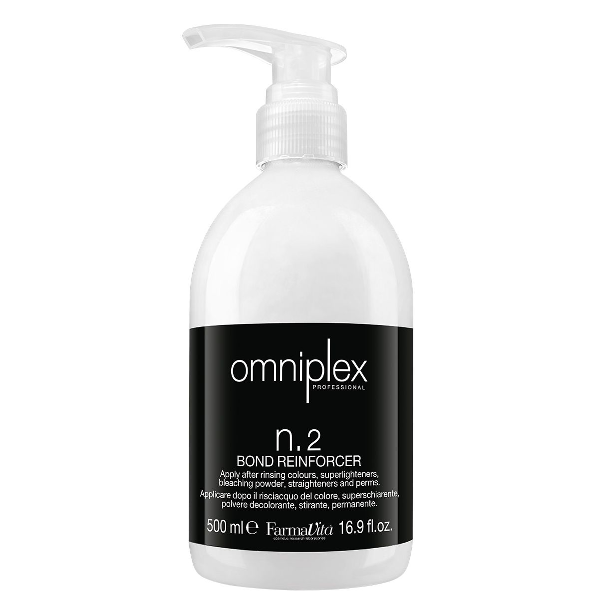 Farmavita omniplex sistema profesional reforzador de enlaces n.2 500ml