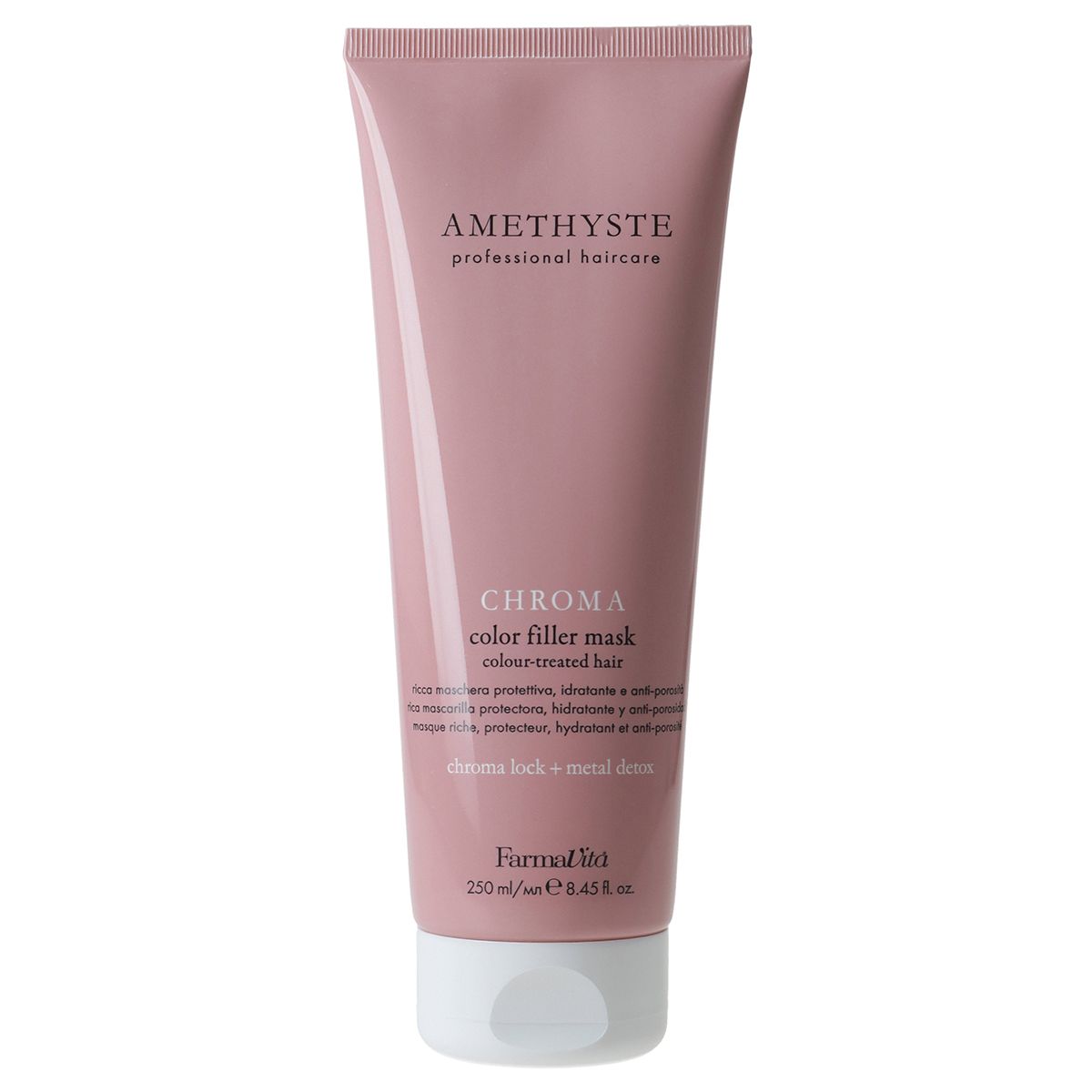 Farmavita maschera riempitiva color ametista chroma 250ml