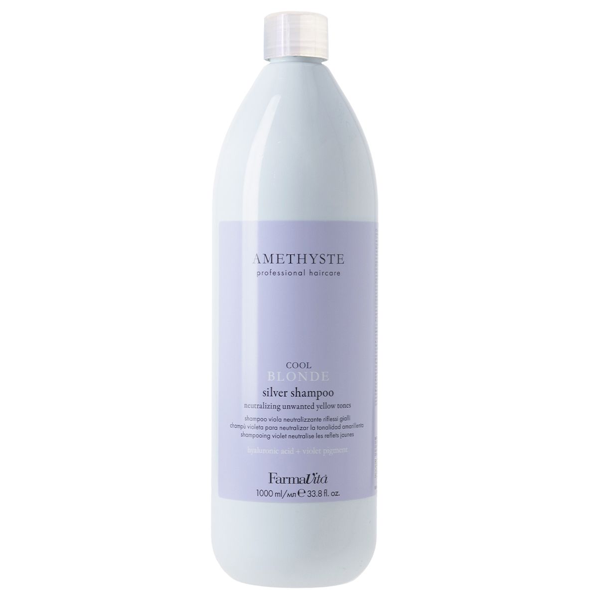 Farmavita champú amatista rubio frío plateado 1000ml