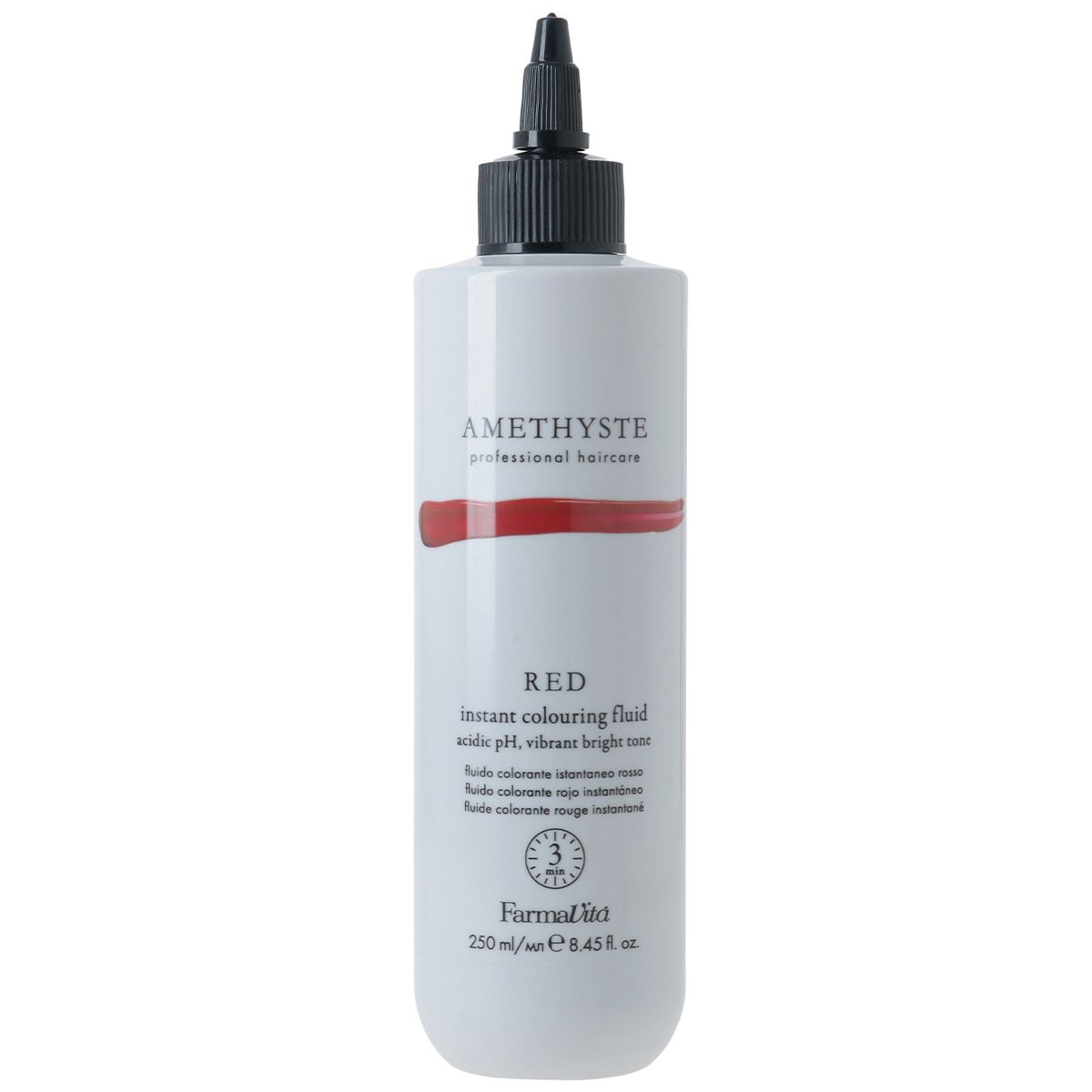 Farmavita amethyste colorante fluido instantáneo rojo 250ml
