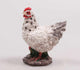 Farmwood animals tuinbeeld kip mini wit 5x5x12cm