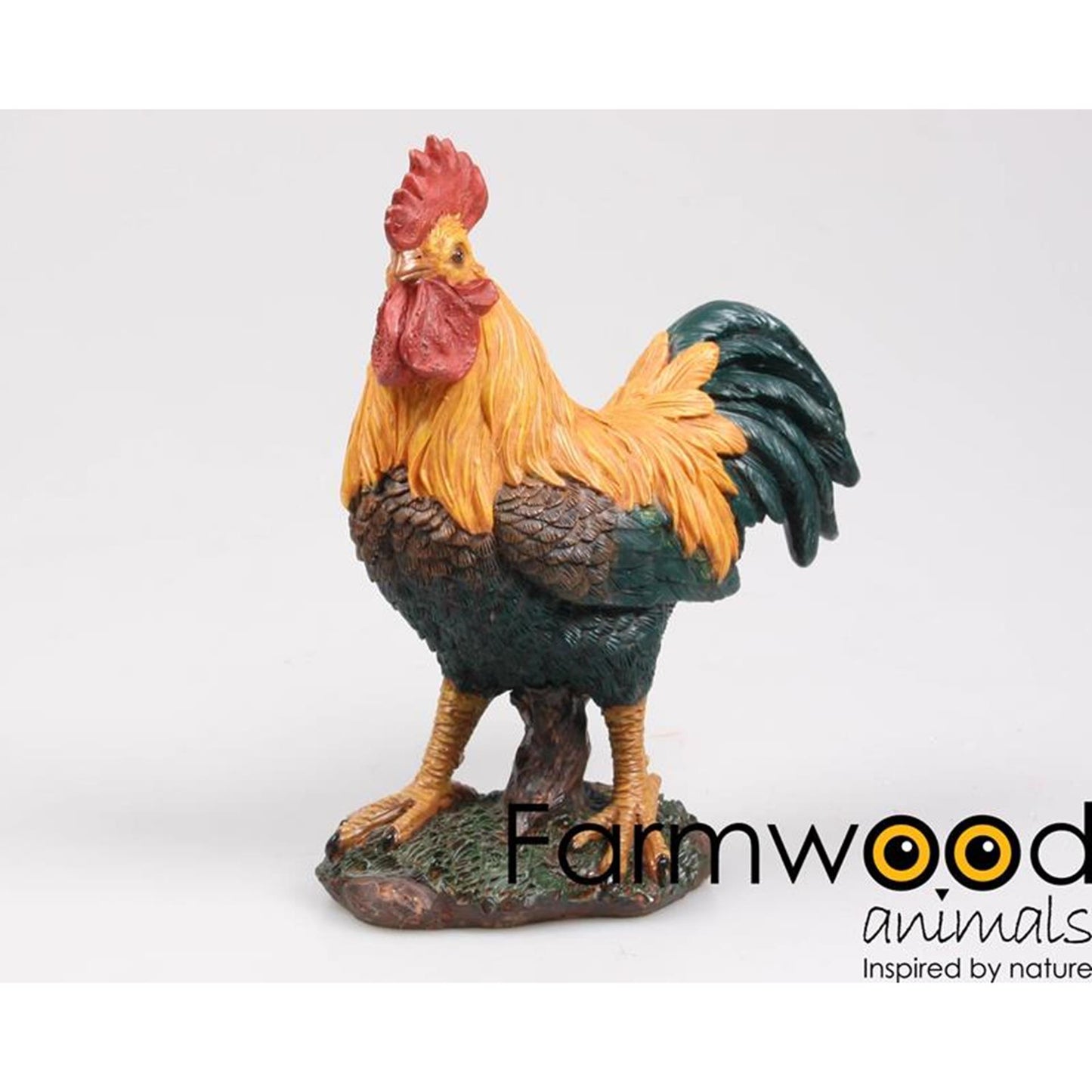 Estatua de jardín animales Farmwood gallo 22cm