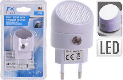 Eccellente lampada notturna elettrica a LED con sensore bianco