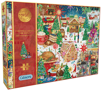 Intro Gibson Christmas puzzle Natale in giro per il mondo 1000 pezzi