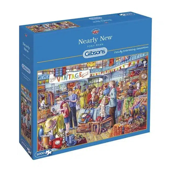 Gibsons gibson puzzel nearly new vintage shop 1000 stukjes