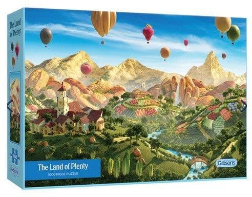 Introducción Gibson puzzle la tierra de la abundancia 1000 piezas