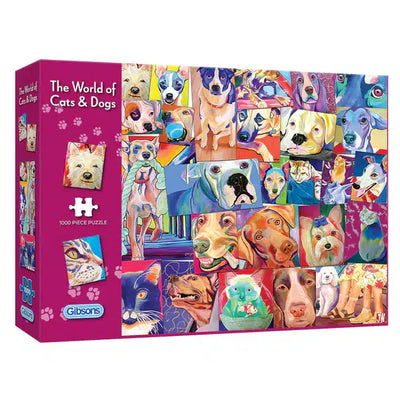 Gibson Puzzle World of Cats and Dogs