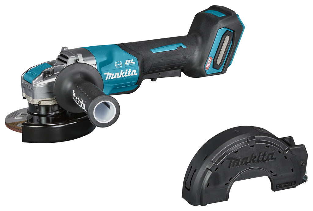 Makita ga047gz | 40v máximo | amoladora angular | 125 mm | bloqueo x | cuerpo | sin pilas ni cargador | con interruptor de seguridad - ga047gz