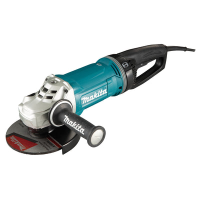 Makita ga7071x1 | amoladora angular | 230v | 180 mm | 2800 vatios con interruptor de bloqueo | mango en D - ga7071x1