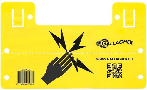 Segnale di avvertimento Gallagher eu (universale) (1) - 075881 075881
