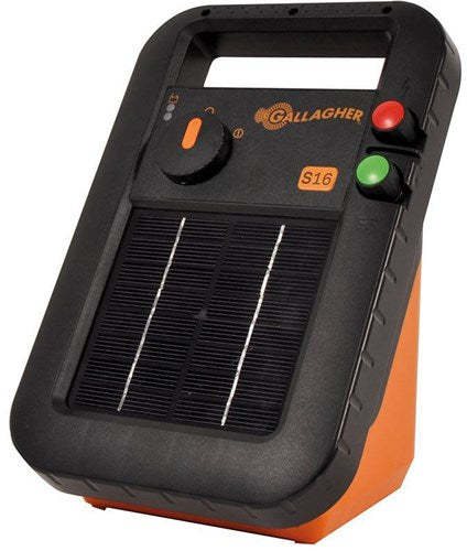 Gallagher s16 schrikdraadapparaat solar - 6v 0,16j - 341316