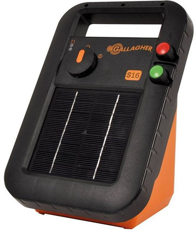 Energizador solar para valla eléctrica Gallagher s16 - 6v 0.16j - 341316