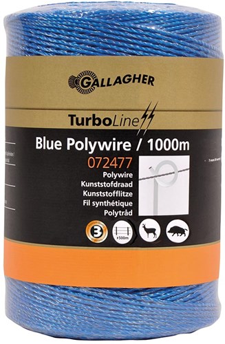 Filo in plastica Gallagher turboline blu 1000 m - 072477 072477