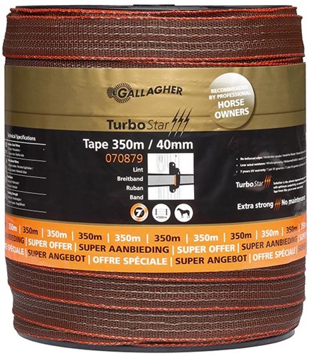 Gallagher turbostar lint 40mm terra 350m - 070879 070879
