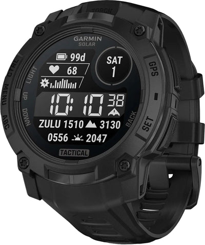 Garmin instinto® 3 solar 50mm edición táctica - Reloj inteligente multideporte con GPS