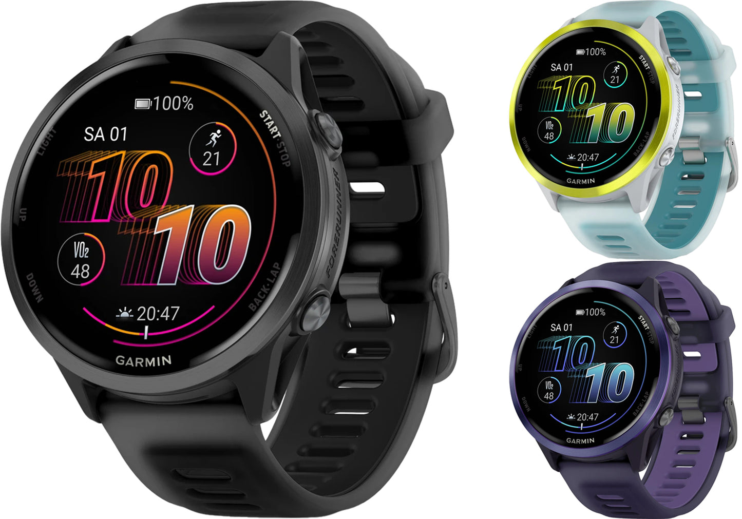 Garmin forerunner 570 - Reloj inteligente multideporte con GPS de 47 mm
