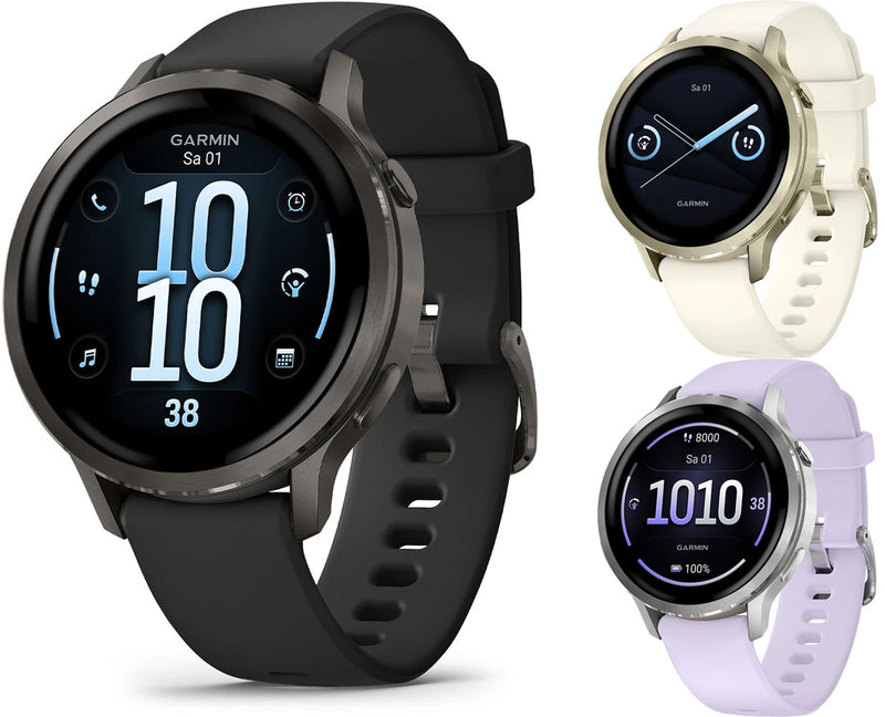 Garmin venu® 4 - 41 mm gps multisport smartwatch | schiefergrau