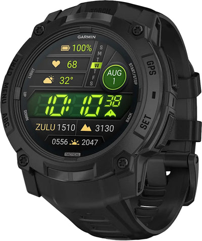 Garmin instinto® 3 amoled 50mm edición táctica - Reloj inteligente multideporte con GPS