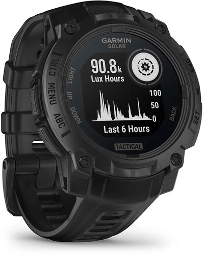 Garmin instinto® 3 solar 45mm edición táctica - Reloj inteligente multideporte con GPS