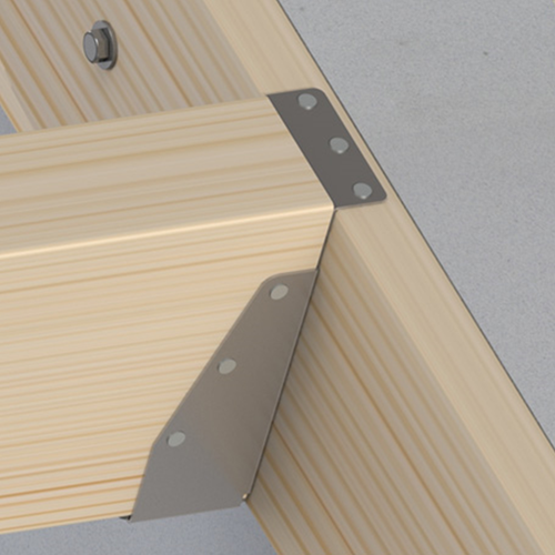 Gb supporto trave s-kl 71x196 zincato | 10 pezzi - 094560010