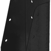 Supporto trave Gb gb s-zl 46x96 spessore 1,5 mm etichetta epossidica nera | 10 pezzi - gb095112