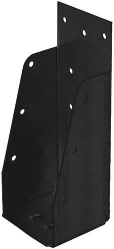 Supporto trave Gb gb s-zl 46x96 spessore 1,5 mm etichetta epossidica nera | 10 pezzi - gb095112
