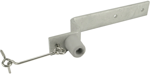 Gb porta etichetta piatta 215x50x60 40x8 zincata a caldo | 1 pezzo - 73480