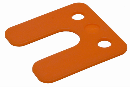 Placa de impresión Gb con ranura para etiqueta naranja de 2 mm; 48 por bolsa | 240 piezas - 17434742