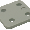 Gb drukplaat zonder sleuf 7 x70x70mm grijs etiket; 48 per zak | 192 stuks - 17534707