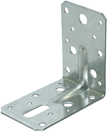 Anclaje esquinero gb con ranura 90x90 60x2.0 acero inoxidable a4 | 100 piezas - 07124