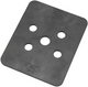 Gb hogedrukplaat 100x120x3 abs drukbelasting 16200kg; 144 per zak - 349203