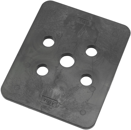 Placa de alta presión gb 100x120x5 abs carga de presión 16200kg; 96 por bolsa - 349205