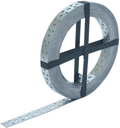 Correa de montaje gb refuerzo contra el viento 25 metros 40x1,5 galvanizada | 1 pieza - 8545814