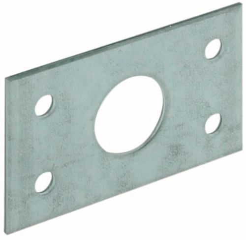 Placa gb para pestillo trasero 40x66x2,0 galvanizada | 1 pieza - 17274417